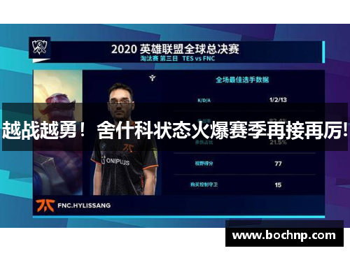 越战越勇！舍什科状态火爆赛季再接再厉!